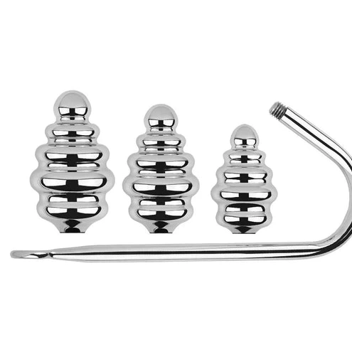 Screw-in 8826 Hook Ribbed Set Anal GreatBenefit 0928